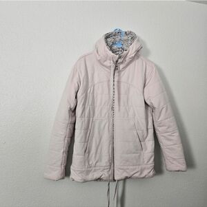 Light Lululemon  Pink Sherpa  Jacket with Hood Sz S